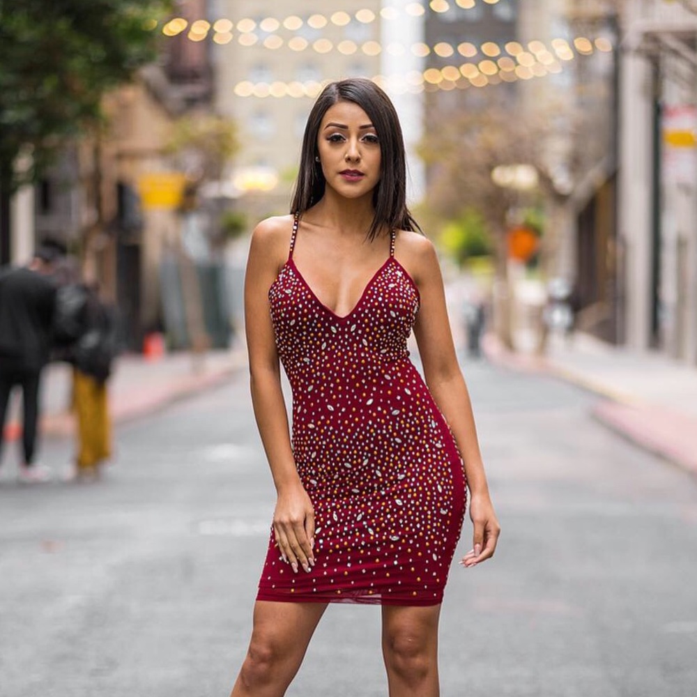 Hot Miami Styles Embellished dress